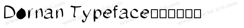 Dornan Typeface字体转换